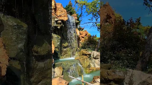 Waterfall Off A Cave