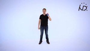 How to Ball Bounce JUGGLE  - 3 balls, Intermediate Level Juggling