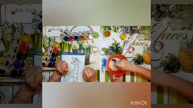 Рисование объёмными красками, воспитатель Сагдатулина Г.И. смотреть онлайн