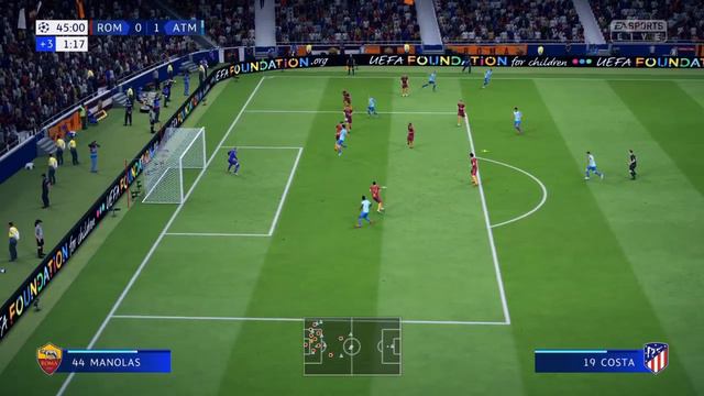 FIFA 19 | AS Roma vs Atletico Madrid | Griezmann Super Amazing Goals | Full Gameplay (PS4/Xbox One) смотреть онлайн