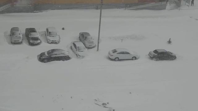 Снегопад Йошкар-Ола в апреле!