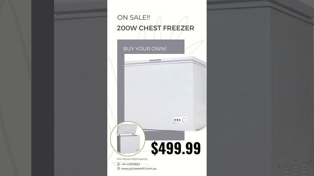 CHEST FREEZER FOR YOU!!