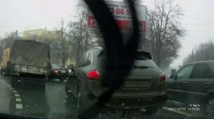 Наглый  на мерине S500 получил свое 