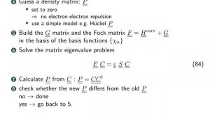 VK 20 Hartree Fock 11: SCF procedure