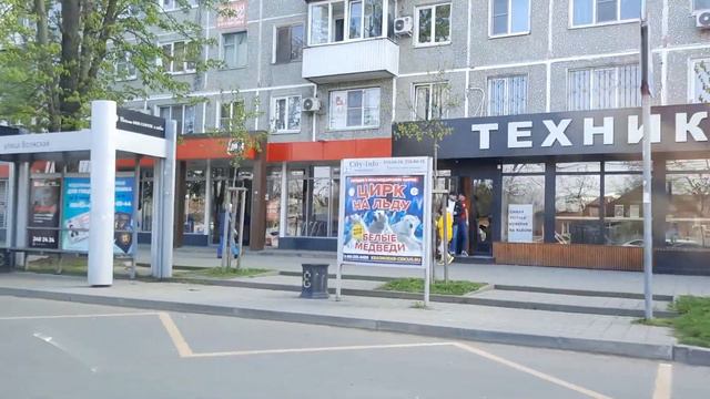Обзор Краснодара. Поездка по Краснодару на машине. Улицы Краснодара весной