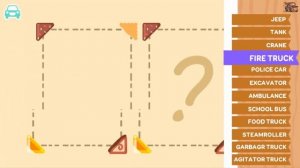 Trucks Puzzle for Children - Police Car, Fire Truck, Excavator | Build and Play