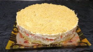 Салат с красной рыбой