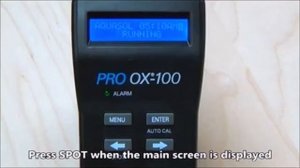 Portable Oxygen Monitor for Welding (Pro OX100) — Spot and Continuous Mode