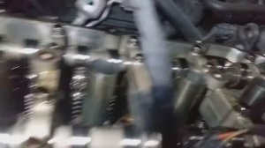 Сняли клапанную крышку мотора пробег 160 000 км Hyundai Elantra G4NB/motor condition 100 000 miles