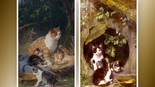 Немецкий художник-анималист Julius Adam и его кошки смотреть онлайн