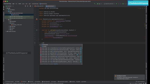 Build a Calculator App in Android with Kotlin under 25 minutes from scratch #androidprogramming