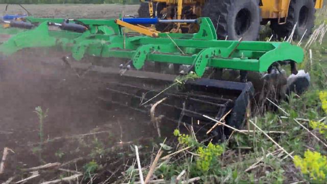 Дисковая борона двухрядная прицепная "Гризли" 8х2 смотреть онлайн