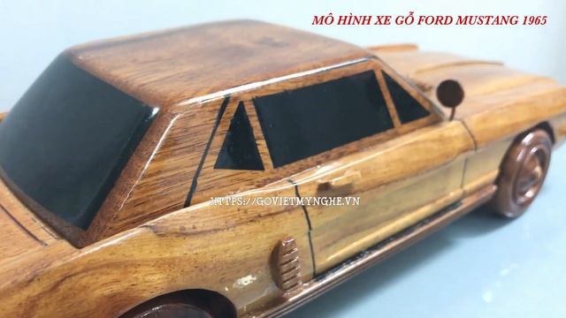 MÔ HÌNH XE GỖ FORD MUSTANG 1965 смотреть онлайн