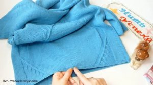 Мужской джемпер спицами. Реглан снизу. 1 часть