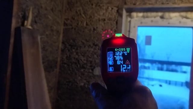 Дом из арболита. Чем утеплили и сколько в нём температура. смотреть онлайн