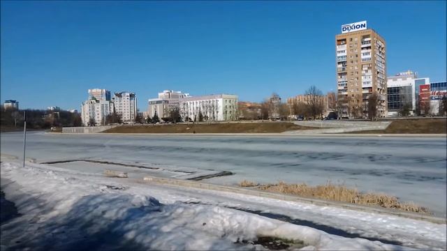 Сегодня 22 марта 2022 год. Красный мост в городе Орле. Город Орёл смотреть онлайн