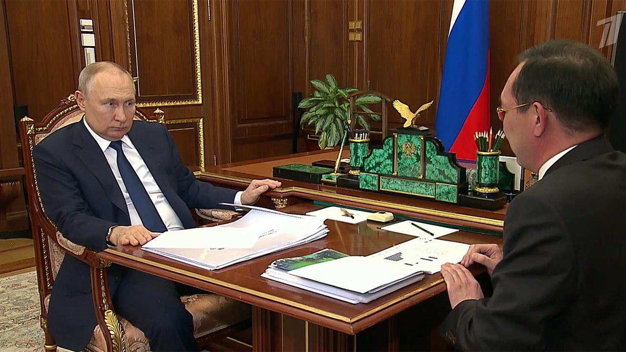 Глава Якутии Айсен Николаев доложил президенту о социально-экономической ситуации в регионе