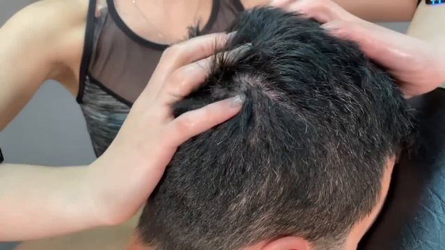 Time to Relax with Steffi - ASMR Chair Massage for Relax (Head, Scalp, Back and Neck)