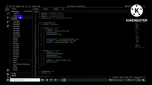 JavaScript 2D Game Development | Ninja Run - By Kalvihashan Thulakshini ?