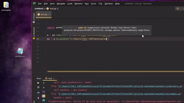 Convert CSV file to Binary Codes using Python