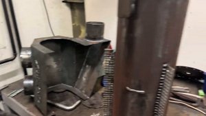 Печка на отработке в гараж своими руками