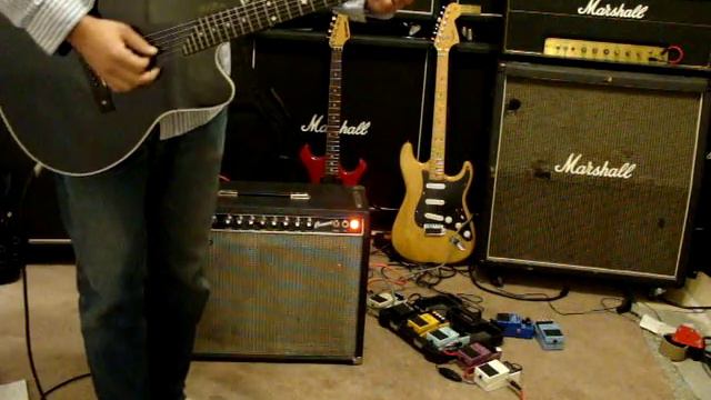 2000 Gibson Chet Atkins SST, Boss BF-2 Flanger, Fender Concert Amp смотреть онлайн