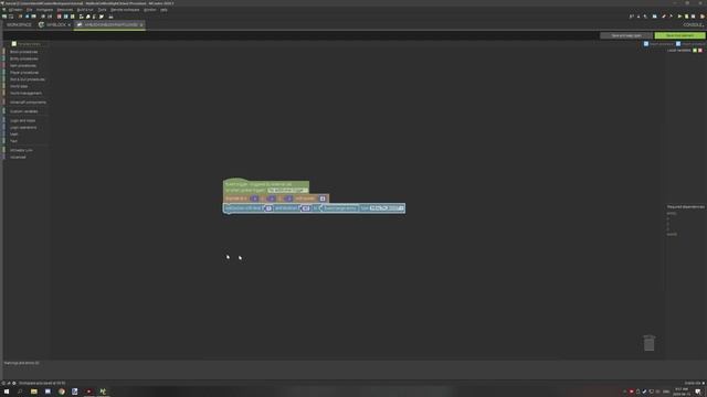 MCreator: Settings | How Procedure Dependencies Work