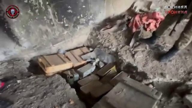 Российские спецслужбы обнаружили крупный схрон боеприпасов в Донецке