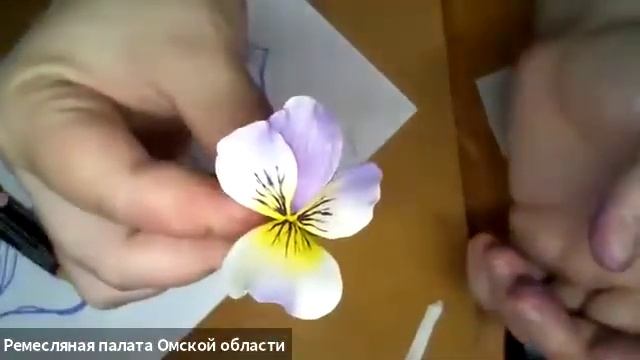 Мастер-класс "Реалистичные цветы из фоамирана. Анютины глазки" смотреть онлайн
