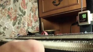 Носочки - подследники для ребенка на вязальной машине Нева-5