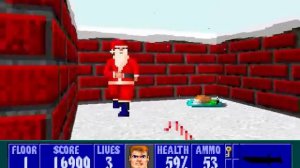 Wolfenstein 3D Christmas Special - Level/Niveau 1