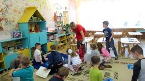 Открытое занятие по рисованию "Морское царство" в подготовительной группе ( 2 часть)