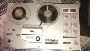 Магнитофон-приставка Эльфа 201-3 СТЕРЕО смотрим и слушаем вместе