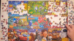 Disney PIXAR 1000 Piece Ravensburger Puzzle Time-lapse