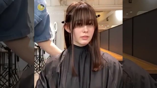 bangs hair cutting смотреть онлайн