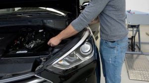 Headlights removal hyundai santa fe 2016