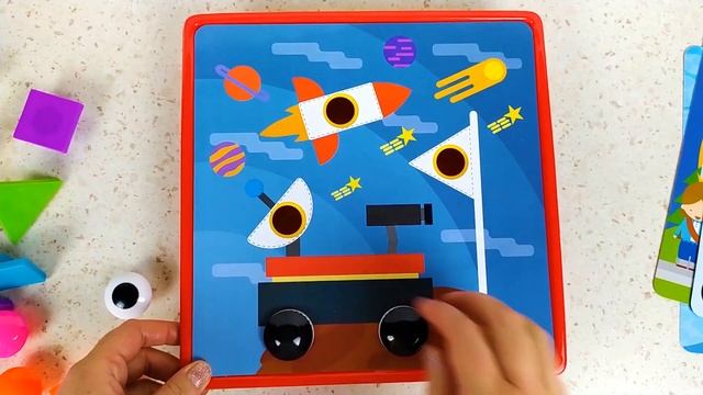 Учим геометрические фигуры для детей | Разноцветные фигуры с веселыми картинками MUSHROOMS NAILS