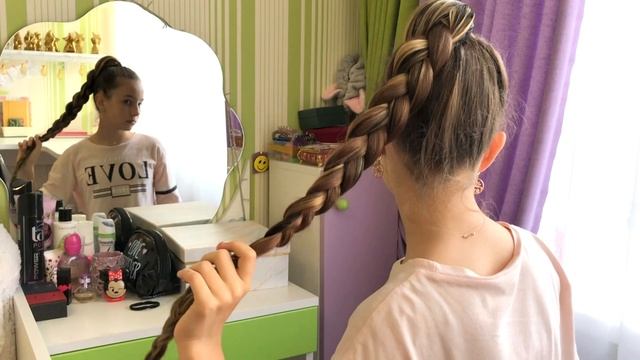 Как я отрастила волосы?? или причёски на длинные волосы @NastionaZhukDance
