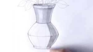 Уроки рисования. Как нарисовать ВАЗУ С ЦВЕТАМИ простым карандашом | Art School