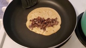 Пирожки из нутовой муки, на сковородке, без глютена