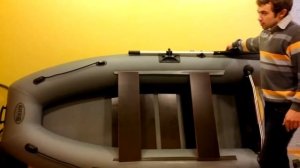 Лодка ПВХ Инзер 290V Транец под мотор реечная слань передвижные сиденья online video cutter com