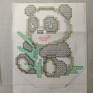 1часть мастер-класса следочков "Панда ? Кики и Катя" 43 размер.