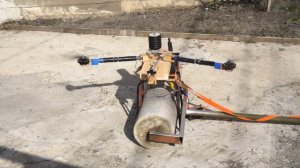 Тест подъемных двигателей самолёта вертикального взлёта и посадки (Test of VTOL plane engines)