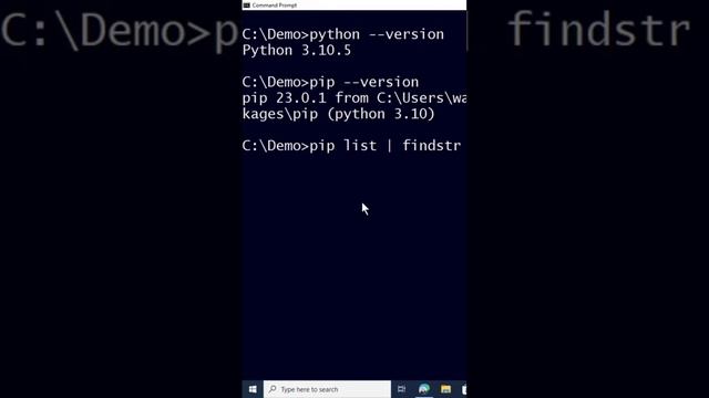 Windows Use  ‘pip list | findstr /i “numpy”’, see Python and PIP Versions