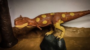 DIY: Майюнгазавр из пластилина