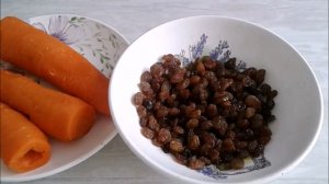 Дрожжевое тесто + пирожки с морковкой и изюмом