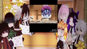 hashira react to random vidio i found on tiktok || reaction || kny/demon slayer || gacha club ||