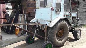 САМОДЕЛЬНАЯ ТЕЛЕГА ДЛЯ ПЕРЕВОЗА ДЛИННЫХ БРЕВЕН (часть - 2)