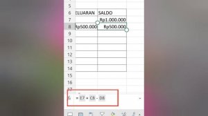 CARA MEMBUAT LAPORAN KEUANGAN ATAU BUKU KAS BULANAN DI EXCEL HP ANDROID