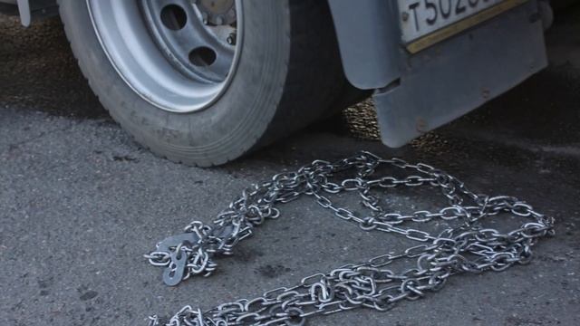 Монтаж и демонтаж цепей противоскольжения EUROPART, тип "Сота" смотреть онлайн
